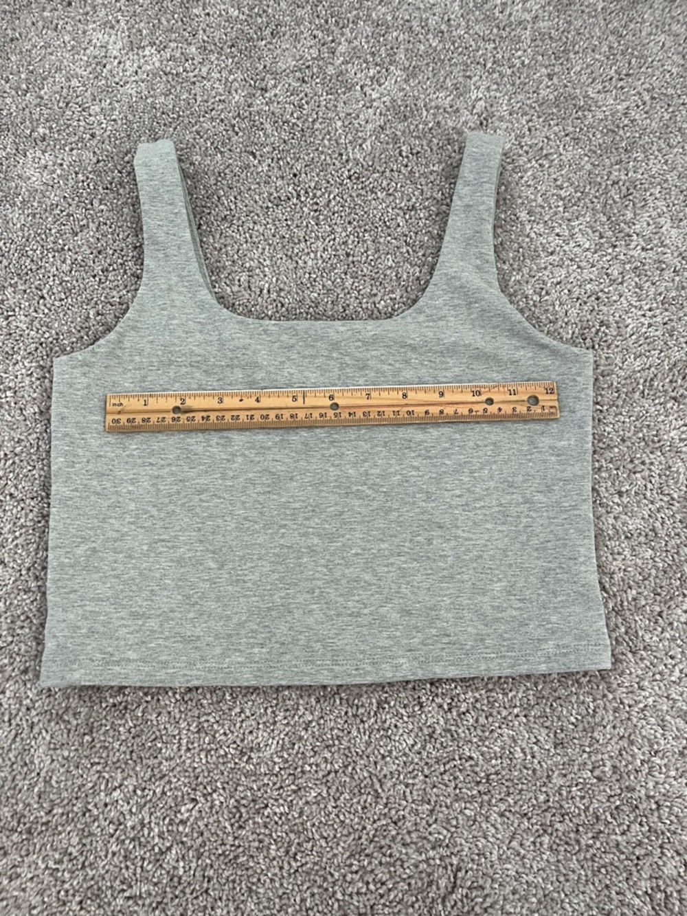 GAP Gray Cropped Tank NWOT - Picture 6 of 9